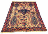 #180 Vintage Persian Afshar wool on cotton base